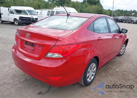 2014 Hyundai Accent Gls из США, поврежденный, VIN KMHCT4AE6EU722347